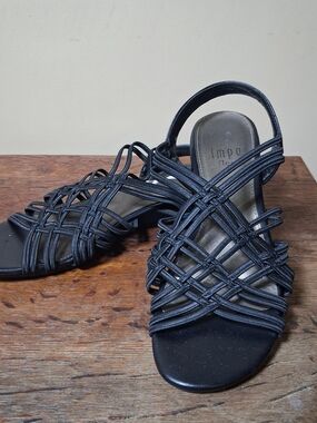 Impo Flex Women’s Rebecca Strappy Black Slingback Sandal; Size 7